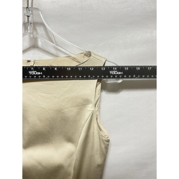 Le Souk Womens 38 (S) Beige Pencil Midi Sleeveless‎ Dress - Picture 2 of 8